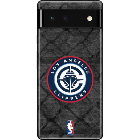 NBA Los Angeles Clippers Black Rust Google Pixel 6 Skin